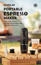 Load image into Gallery viewer, I Cafilas Heating Portable Espresso Coffee Machine for Car & Home Camping Coffee Maker Fit Nespresso Capsule Ground Coffee Powder