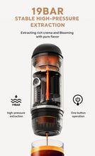Load image into Gallery viewer, I Cafilas Heating Portable Espresso Coffee Machine for Car & Home Camping Coffee Maker Fit Nespresso Capsule Ground Coffee Powder