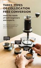 Load image into Gallery viewer, I Cafilas 2in1 Manual Espresso Coffee Maker Machine Stainless Steel Screw Progressive High-pressure Hand Italian Thickener