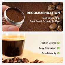 Load image into Gallery viewer, Icafilas Reusable Coffee Capsules for Essse Caffe S.12 Sistema Espresso Maestoso Capsule Machine RichCrema Durable Cofee Filter