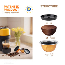 Load image into Gallery viewer, I cafilas 2Pcs Reusable Coffee Capsule Pods For Vertuoline Next