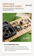 Load image into Gallery viewer, I Cafilas 2in1 Manual Espresso Coffee Maker Machine Stainless Steel Screw Progressive High-pressure Hand Italian Thickener