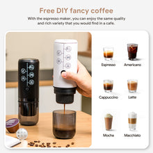 Load image into Gallery viewer, Travel Portable Espresso Coffee Machine for Car & Home Camping Coffee Maker 2-in-1 Capsule Powder Nespresso or Dolce Gusto