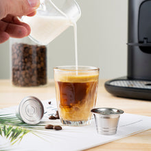 Load image into Gallery viewer, Refillable STAINLESS STEEL Metal Reusable Capsule For Instant Coffee Machine Refillable Coffee Filter