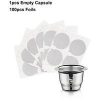 Load image into Gallery viewer, Icafilas Reusable Coffee Capsule For Nespresso Stainless Steel Espresso Crema Filter Aluminum Dosing Lid