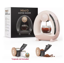 Load image into Gallery viewer, Mini Q American Coffee Machine 2 Coffee Adapter fit for K cup & Coffee Ground 4-8 Oz Single Serve Coffee Maker