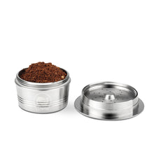 Load image into Gallery viewer, I Cafilas for K fee Reusable Coffee Pods Stainless Steel Espresso Refillable Capsule Filters
