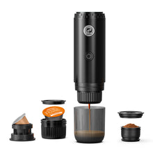 Load image into Gallery viewer, Portable Espresso Coffee Machine 3-in-1 Capsule Coffee Maker for Car & Home Camping with NS & Ground Coffee & DG Capsules