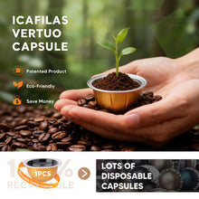 Load image into Gallery viewer, I cafilas 2Pcs Reusable Coffee Capsule Pods For Vertuoline Next
