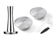 Load image into Gallery viewer, Reusable Pods Coffee Capsule for Senseo HD7801 Espresso Rich Cream Refillable Coffee Filters Stainless Steel Coffee Accessories