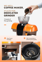 Load image into Gallery viewer, I Cafilas 19Bar Semi Automatic Coffee Espresso Machine With Grinder & Steam Wand Espresso Maker