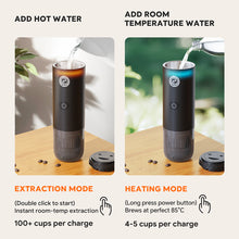 Load image into Gallery viewer, Portable Espresso Coffee Machine 3-in-1 Capsule Coffee Maker for Car & Home Camping with NS & Ground Coffee & DG Capsules