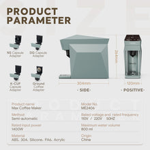 Load image into Gallery viewer, I Cafilas 5in1 Capsule Coffee Machine Multiple Espresso Cafetera Cappuccino Coffee Maker Dolce Gusto Nespresso Powder KCUP