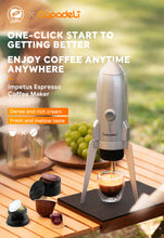 Load image into Gallery viewer, 3-in-1 Espresso Coffee Maker 19 Bar Automatic Heating Portable Coffee Machine for Outdoor Camping Car Fit Powder/Nes*/DG Capsule