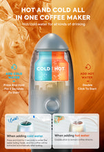 Load image into Gallery viewer, 3-in-1 Espresso Coffee Maker 19 Bar Automatic Heating Portable Coffee Machine for Outdoor Camping Car Fit Powder/Nes*/DG Capsule