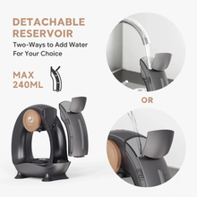 Load image into Gallery viewer, Mini Q American Coffee Machine 2 Coffee Adapter fit for K cup & Coffee Ground 4-8 Oz Single Serve Coffee Maker