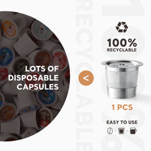 Load image into Gallery viewer, Reusable K Cups Coffee Pod Filters Stainless Steel Refillable k-Cups for Keurig Ninja CFP201 CFP301 Dual Brew Pro Machine