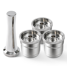 Load image into Gallery viewer, iCafilas Reusable illy Coffee Capsule 304 Stainless Steel Rich Cream Compatibility illy X7,illy Y3,illy Y5