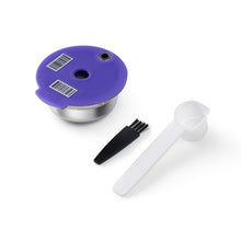 Load image into Gallery viewer, 60/180/200/220ML Stainless Steel Bosch Reusable Coffee Capsule Pods For BOSCH Tassimo Eco-Friendly Coffee Maker Silicone Lid