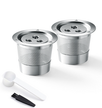 Load image into Gallery viewer, Reusable K Cups Coffee Pod Filters Stainless Steel Refillable k-Cups for Keurig Ninja CFP201 CFP301 Dual Brew Pro Machine