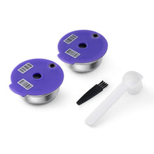 Load image into Gallery viewer, 60/180/200/220ML Stainless Steel Bosch Reusable Coffee Capsule Pods For BOSCH Tassimo Eco-Friendly Coffee Maker Silicone Lid