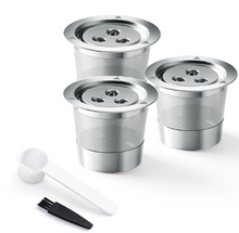 Load image into Gallery viewer, Reusable K Cups Coffee Pod Filters Stainless Steel Refillable k-Cups for Keurig Ninja CFP201 CFP301 Dual Brew Pro Machine