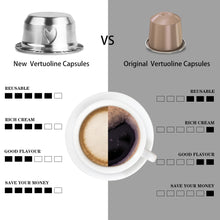 Load image into Gallery viewer, Reusable Stainless Steel Coffee Filter for Vretuoline Capsule New Version