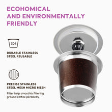 Load image into Gallery viewer, Coffee Capsule Cup For Keurig K Supre Me P-Lus Coffee Maker Coffee Filter Refillable Stainless Steel Coffee Capsule Cup