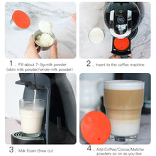 Load image into Gallery viewer, Reusable Coffee Filter Milk Capsule For Dolce Gusto DIY Milk Frother