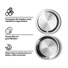 Load image into Gallery viewer, Stainless Steel Metal For Lavaza a modo mio Reusable Coffee Capsule Filter