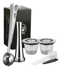 Load image into Gallery viewer, i Cafilas Reusable Coffee Pods For Nespresso Refillable Crema Espresso Capsule