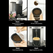 Load image into Gallery viewer, Reusable Vertuo Pods Compatible with Nespresso Vertuoline GCA1 230ml