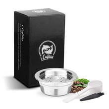 Load image into Gallery viewer, iCafilas Coffee Filters For Lavazza Reusable Stainless Steel Refillable Coffee Capsule For Lavazza A Modo Mio Machine