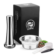 Load image into Gallery viewer, iCafilas Coffee Filters For Lavazza Reusable Stainless Steel Refillable Coffee Capsule For Lavazza A Modo Mio Machine