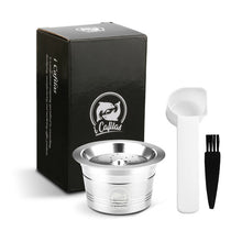 Load image into Gallery viewer, iCafilas Refillable Coffee Capsule Pod For K-fee Reusable Cafe Filters For Tchibo Cafissimo Classic Machine with Tamper