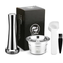 Load image into Gallery viewer, iCafilas Refillable Coffee Capsule Pod For K-fee Reusable Cafe Filters For Tchibo Cafissimo Classic Machine with Tamper