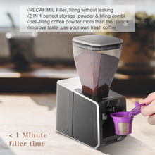 Load image into Gallery viewer, Coffee Capsule Filler 110g Capacity Half-Mechanical Reusable Coffee Capsule Filling Device Coffee Powder Filler