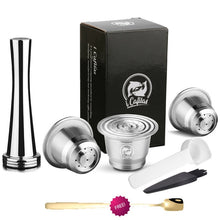 Load image into Gallery viewer, iCafilas Refillable Coffee Capsules Reusable Pods Compatible With Nespresso Inissia capsula nespresso reutilizable