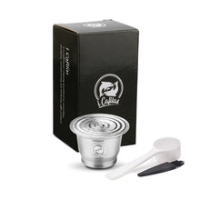 Load image into Gallery viewer, iCafilas For Nespresso Refillable Capsule Two Version Reutilizable Stainless Steel Reusable Coffee Filter Espresso Coffee Pod
