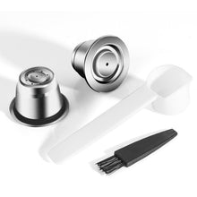 Load image into Gallery viewer, iCafilas For Nespresso Refillable Capsule Two Version Reutilizable Stainless Steel Reusable Coffee Filter Espresso Coffee Pod