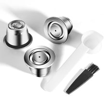Load image into Gallery viewer, iCafilas For Nespresso Refillable Capsule Two Version Reutilizable Stainless Steel Reusable Coffee Filter Espresso Coffee Pod