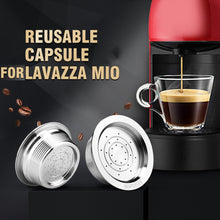 Load image into Gallery viewer, Reusable Refillable Coffee Capsule Cup For Lavazza A Modo Mio Jolie Espria Idola Stainless Steel Metal Coffee Capsules Cup Pod