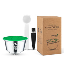 Load image into Gallery viewer, icafilas Coffee Capsula For Dolce Gusto Mini Me Reusable Coffee Capsule piccolo xs Pods Stainless Steel Crema Filters
