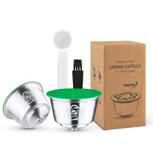 Load image into Gallery viewer, icafilas Coffee Capsula For Dolce Gusto Mini Me Reusable Coffee Capsule piccolo xs Pods Stainless Steel Crema Filters