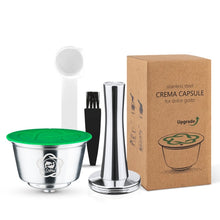 Load image into Gallery viewer, icafilas Coffee Capsula For Dolce Gusto Mini Me Reusable Coffee Capsule piccolo xs Pods Stainless Steel Crema Filters