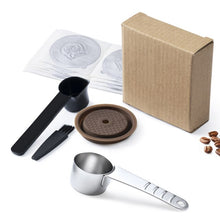 Load image into Gallery viewer, For Vertuo Next Reusable Coffee Capsule Lid Compatible With Original Vertuoline Coffee Pods Food Grade Silicone Cap with Spoon