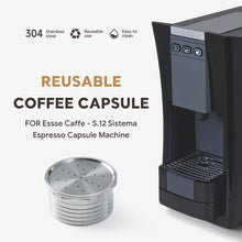 Load image into Gallery viewer, Icafilas Reusable Coffee Capsules for Essse Caffe S.12 Sistema Espresso Maestoso Capsule Machine RichCrema Durable Cofee Filter
