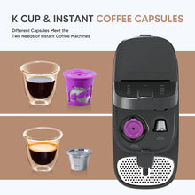 Load image into Gallery viewer, Refillable STAINLESS STEEL Metal Reusable Capsule For Instant Coffee Machine Refillable Coffee Filter
