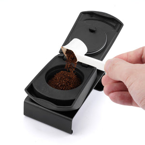 Aluminum Dosing Holder Basket for Dolce Gusto Reusable Coffee Powder Adapter EDG Lumio DG325 Capsule Filter Coffeeware Tool