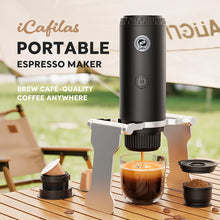 Load image into Gallery viewer, Portable Espresso Coffee Machine 3-in-1 Capsule Coffee Maker for Car &amp; Home Camping with NS &amp; Ground Coffee &amp; DG Capsules
